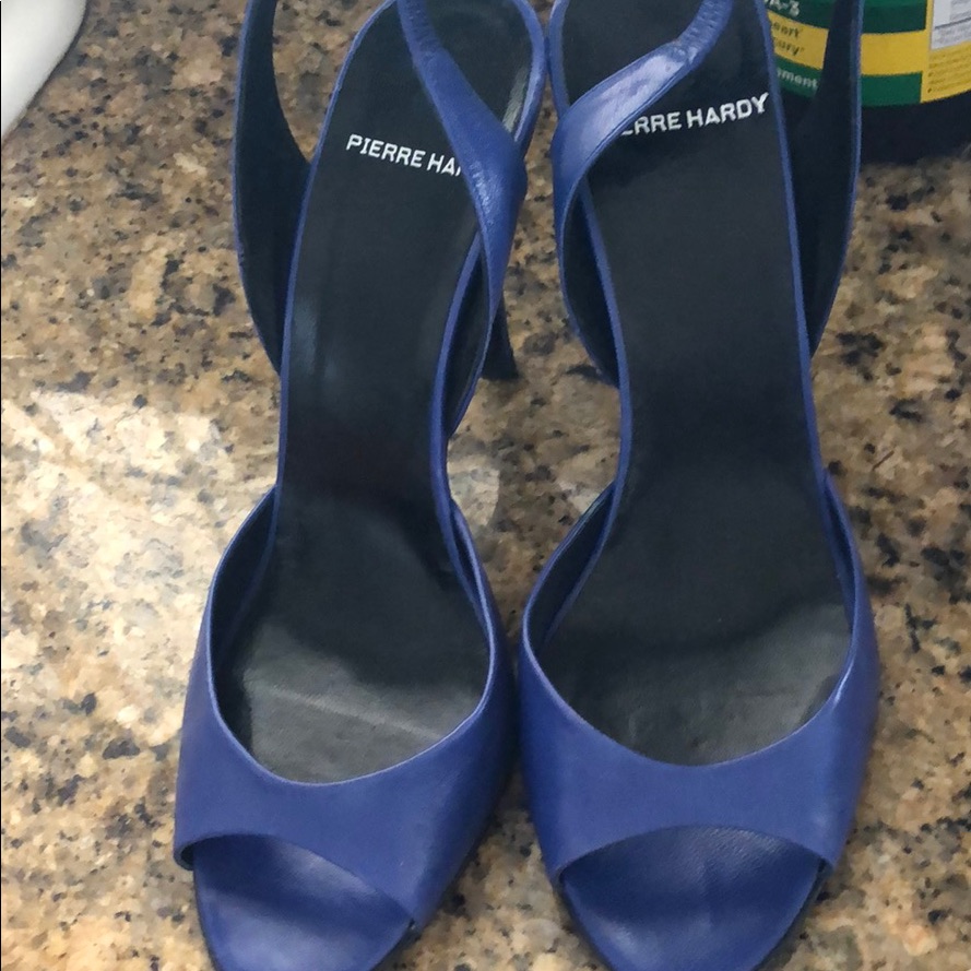 Pierre Hardy Blue Slingback Sandal